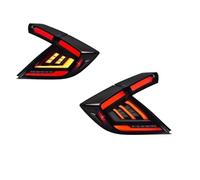 Montaje de luces traseras Compatible Con Para Civic 2016 2017 2018 2019 2020 2021 Conjuntos Luces Traseras Para Automóviles Antiniebla DRL Freno Luces De Señalización Plug And Play