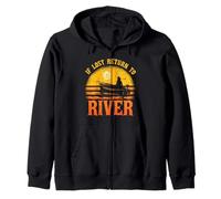 Montaje De Moscas Pesca con Mosca If Lost Return To River Sudadera con Capucha