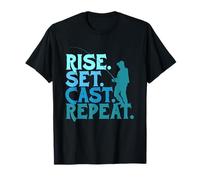 Montaje De Moscas Pesca con Mosca Rise Set Cast Camiseta