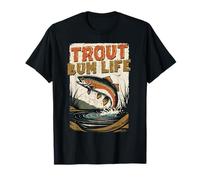 Montaje De Moscas Pesca con Mosca Trout Bum Life Camiseta