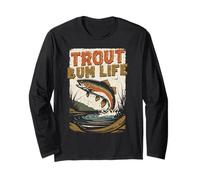 Montaje De Moscas Pesca con Mosca Trout Bum Life Manga Larga