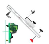 Montaje De Nivel Para Pared, Colgador para Nivel, Dispositivo de Nivelación con Altura Ajustable y Escala Graduada para Bricolaje Fontanería y Uso Doméstico