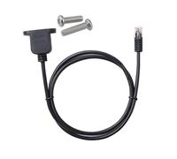 Montaje de Panel Hembra RJ11 RJ12 6P6C a Cable de extensión Macho 6P6C(0.5M)