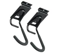Montaje de pared del soporte para bicicletas - Organizador de herramientas de energía de metal de servicio pesado de 2 piezas, bastidor de metal multifuncional | Soportes de almacenamiento de biciclet