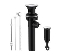 Montaje de residuos con rápida liberación de agua y erosión en agujeros de 1.5 a 1.75 pulgadas, conjunto de drenaje emergente con varilla de elevación