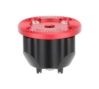 Montaje de roseta estándar de aluminio, adaptador de rosca de 1/4 pulgadas, pasador de localización para jaula de cámara DSLR, soporte de cámara