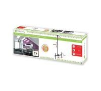 Montaje de techo para pantalla de plasma - techly - Acero negro - Tamaño 37"-70" - Soporte robusto - Instalación fácil