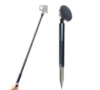 Montaje de teléfono de golf, selfie monopod de golf con apuestas de tierra, soporte portátil estable, 31.5x0.94x2.2 pulgadas, conveniente herramienta de viaje para viajes al aire libre Curso para