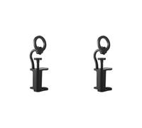 Montaje de teléfono de guitarra de 2pcs Fiorky, soporte de teléfono de guitarra magnética portátil Montaje de guitarra ajustable Guitarra Monte del teléfono para el soporte del teléfono para