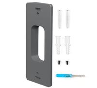 Montaje de timbre de puerta con anillo - Soporte de timbre de puerta, placa de montaje antirrobo, soporte en forma de cuña con diseño de fijación estable | Perfecto para timbre de puerta de vídeo WiFi