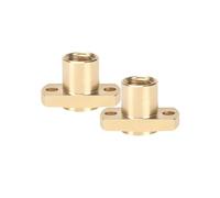 Montaje De Tuerca Tornillo Avance T8, Paso 8MM OD, Asiento Conversión 2MM, Pieza Impresora 3D, Soporte Tuercas, Bloque Aluminio(2pcs T8 Nuts B)