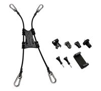Montaje de valla ajustable a prueba de golpes para cámara de acción, teléfono, béisbol, tenis, paddle board, natación, agarre flexible, cámara trasera para béisbol