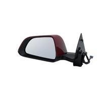 montaje del espejo lateral del coche 13 Pins Door Mirror Assembly For Tesla Model 3 M3 2021-2023 Dark Red Power Folding Heated Without WIFI Antenna Car Accessories(1pc left)