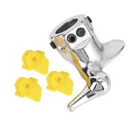 Montaje desmontable de cambio de neumáticos de motocicleta de acero de 30 mm con cabeza de pato y 3 almohadillas de goma, cabeza de desmontaje de precisión fundida para ruedas de