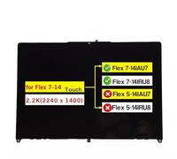 Montaje digitalizador de 13.3 pulgadas para Lenovo Flex 7-14IAU7 7-14IRU8 82VC 82Y2 2.2K 2240 x 1400 40 pines 5D10S39902 5D10S39903 5D10S39903 Reemplazo de pantalla táctil LCD (No para 1922) 0 x 1200)