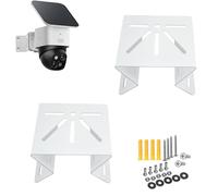 Montaje en Esquina de Pared Exterior Compatible con Eufy Security SoloCam S340/E30, Eufy Security 4G LTE CAM S330, 2 Paquetes de Soporte de Esquina de Metal para cámaras de CCTV, Soporte de Gran