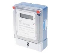 Montaje en pared LCD monofásico digital KWh Medidor eléctrico para uso doméstico para uso energético ahorro de espacio montado en la pared electricidad monofásica