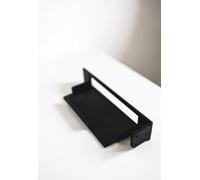Montaje en rack 1U para KeepLink 2.5G Switch de 8 puertos - Compatible con 10 pulgadas y 19 pulgadas | Soporte de impresión 3D (negro, para 1 izquierda + diafragma)
