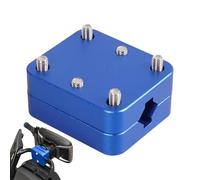 Montaje GPS para motocicleta: soporte antivibración, pinza ajustable de 12-16 mm | Soporte de manillar a prueba de óxido, liberación rápida pesada, accesorio de navegación absorbente de amortiguadores