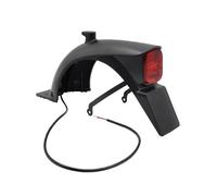 Montaje guardabarros trasero para scooter con gancho y luz de cola integrada Compatible con Segway Ninebot E2 E2 Plus Soporte para Kickscooter Soporte para guardabarros trasero Accesorio de