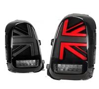 Montaje Luces Traseras Para Mini Para Cooper Para Countryman Para F60 2017-2022 Freno Trasero Señales Giro Secuenciales Conjunto Luces Traseras Luces Traseras Coche Lámpara Señal Giro(2PCS Smoke)