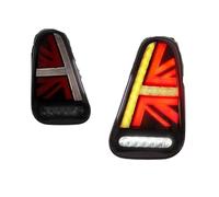 Montaje Luces Traseras Para Mini Para Coopers Para R50 Para R52 Para R53 2001-2007 Lámpara Freno Marcha Trasera Señales Giro Dinámicas Inversas Luz Trasera Coche(2PCS Smoke)