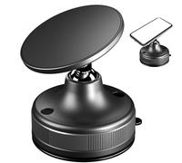 Montaje magnético de teléfono de vacío para coche, soporte magnético de teléfono de vacío | Montaje de teléfono de taza de succión ajustable | Herramienta móvil magnética portátil para la