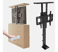 Montaje telescópico de rotación 360 del gabinete de elevación de la TV eléctrica para pantallas de 42-70 pulgadas de altura ajustable Soporte motorizado silencioso Reino Unido Espacio ahorrando diseño