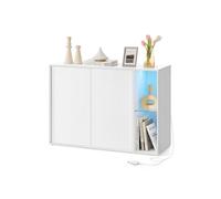 Montaje Ultrarrápido sin Herramientas Toolless Mueble TV Blanco Nieve