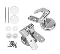 Montajes universales de bisagra for asiento inodoro, 2 uds., con pernos, accesorios tornillo, bisagras repuesto ajustables for tapa Para Bisagras Asiento WC