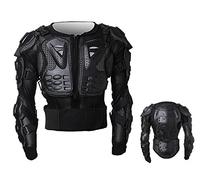 MONTALIN Peto Integral Moto, Motocross, Enduro, chaqueta Proteccion NEGRO M L XL XXL XXXL (M)