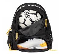 MONTALMO Mochila de Fútbol Baloncesto Voley Balonmano con Zapatillero y Compartimiento de Balón | Mochila Deporte para Niño, Niña