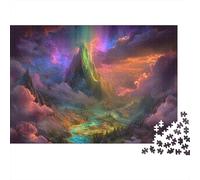 Montaña arcoíris Dulce Juego De Rompecabezas 3D De Papel 52x38cm/1000pcs, - Creativo Y Educativo, Relajar Y Decorar El Hogar, Regalo Genial para Todos