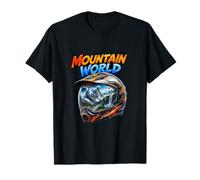 Montaña Aventura Casco Paisaje Explorer Spirit Camiseta