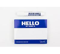 Montana Cans - etiqueta para nombres con texto "Hello my name is..." + marcador Pack Blue