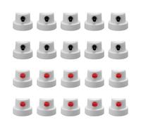 Montana Cans Flatjet Cap Wide - Pintura en aerosol para latas femeninas, suministros de arte de graffiti, boquilla de lata de aerosol, paquete de 20, boquillas de pintura en aerosol