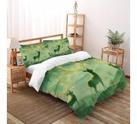 montaña Ciervo Funda Nórdica De 3 Piezas con Estampado De Vida Silvestre Edredón Suave De Microfibra, Juego De Ropa De Cama con 2 Fundas De Almohada King（220x240cm）