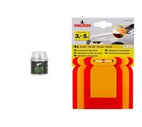 Montana Colors MTN Masilla Poliéster con Fibra de Vidrio 250 gr & Nigrin 21014 Juego Espátula para Carrocería, 4 Piezas