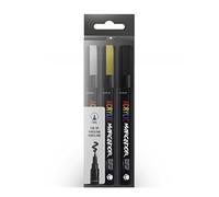 Montana Colors MTN Pack Acrylic Marcador 3uds Metalizados 1mm
