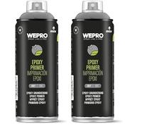 Montana Colors MTN PRO Imprimación Epoxy Gris, Spray 400ml (Paquete de 2)