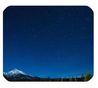 Montaña con Cielo Nocturno Lleno de Estrellas Personalizado Durable casa y Oficina Alfombrilla de ratón