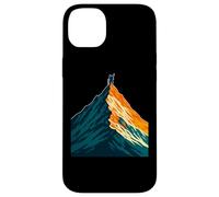 Montaña Cumbre Escalada Aventura Silueta Carcasa para iPhone 14 Plus