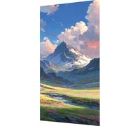 Montaña Diamond Painting Kit Completo, 5D Diamond Painting Nube Pintura Diamante Adultos, DIY Strass Bordado de Punto de Cruz Puzzle Pintura Diamante pour Decoración Pared Hogar 100x200cm z6-ed37