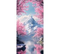 MontañA Diamond Painting SueñO Diamond Painting Niños DIY Kit Punto de Cruz 5D Bordado Manualidades Adultos Pintura Diamante Adultos Mosaico Cuadro Diamantes, para Pared Decoration 25x50cm F - 608