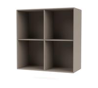 Montana Estante SHOW 69.6x69.6 cm. riel de suspensión incluido 141-Truffle