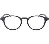 Montana Eyewear Gafas de lectura extraplanas MR52 de plástico con bisagra de resorte y funda en color negro + 1,00 ppt
