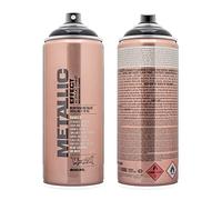 Montana Metallic Effect Spray Paint 400ml EMC9000 Black