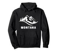 Montana Montanas Recuerdos Memorabilia Vacaciones de Invierno Vacaciones Sudadera con Capucha