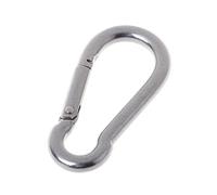 montaña, Mosquetón de Resorte Acero Inoxidable 304 con Gancho a presión y Hebilla Cierre Enlace rápido(7)