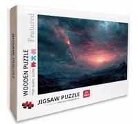 MontañA Nevada Puzzle Madera, Sunset Puzzle 6000 Piezas Adultos con Compact Box 179x105cm, Rompecabezas Desafiante, DIY Juegos de Rompecabezas Creativos para Hombres Mujeres, Decoración Verano, Z-8201